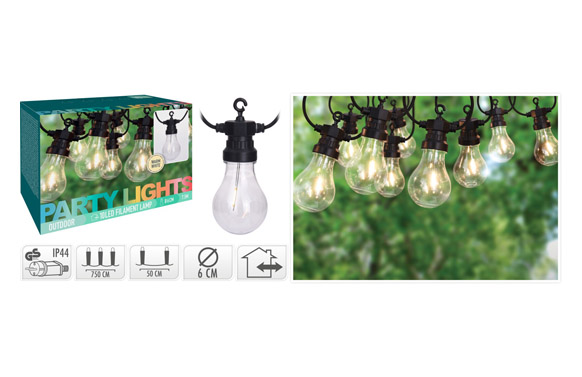 GUIRNALDA LED 10 BOMBILLAS10 LEDS IP44