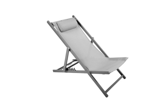 HAMACA ALUMINIO PLEGABLE CGRIS