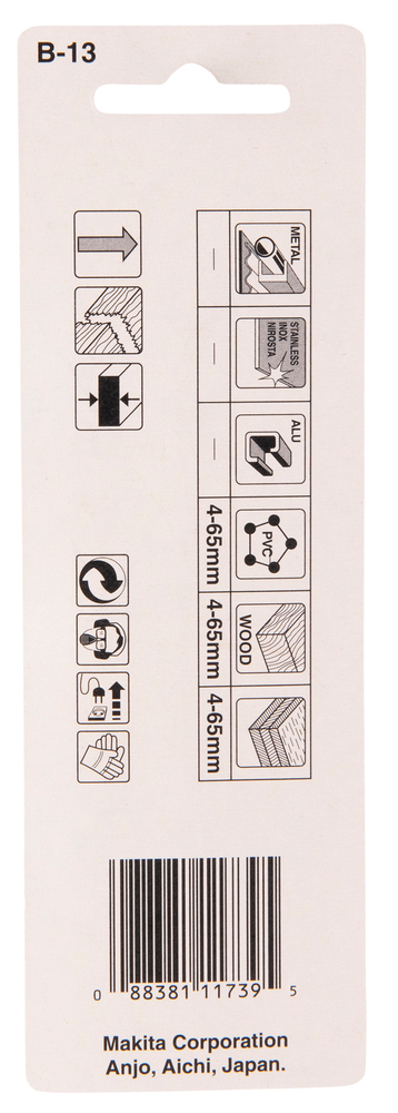 HOJA SIERRA CALAR B13 MADERA(2U) B-01286 3