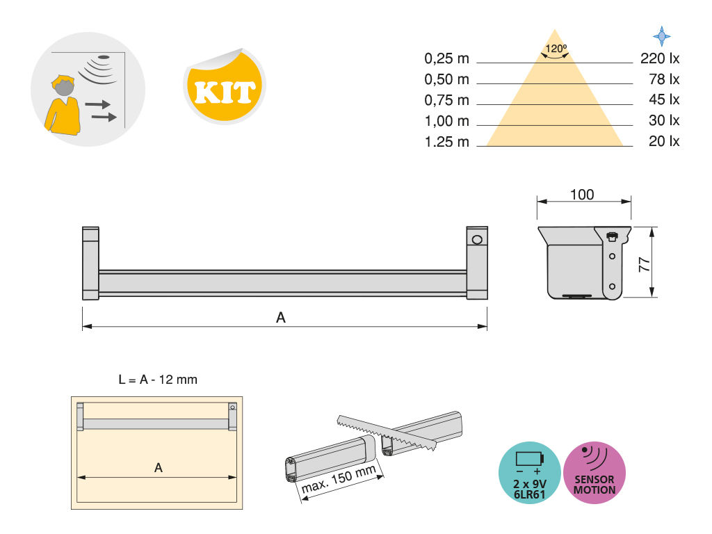ILUM. RAINBOW PROX.7003162 IZ.1008MM-7W 2