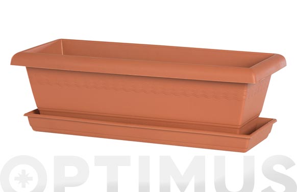 JARDINERA RECTANGULAR CON ANTRACITA 49 X