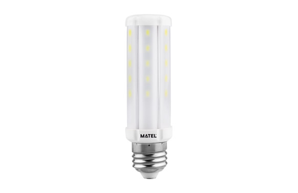 BOMBILLA TUBULAR LED      E27 LUZ CALIDA