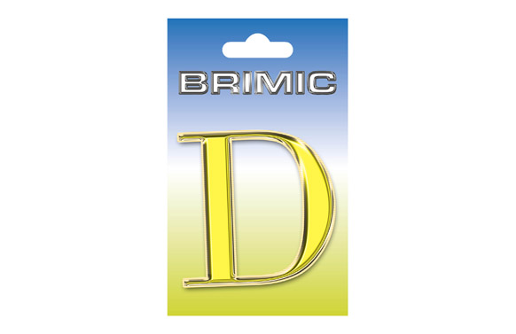 LETRA LATON 100 MM        D LATON PULIDO