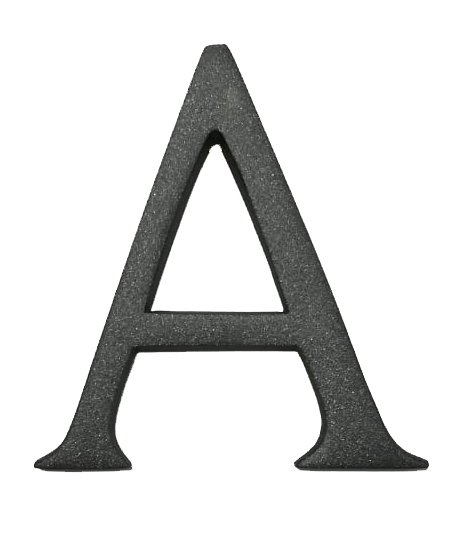 LETRA (A) CROMO BRILL.100 MM4400020-BLIS