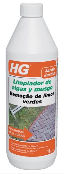 LIMPIADOR DE ALGAS Y MUSGO HG 1L