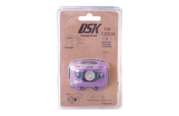 LINTERNA FRONTAL LED 120LM