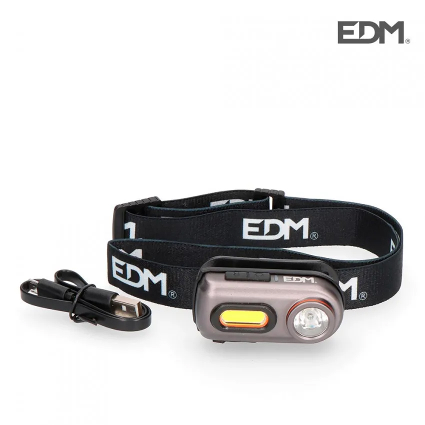 LINTERNA FRONTAL LED 400LM RECARG 36416