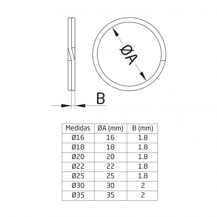 LLAVERO ANILLA 1 NIQUEL DISPLAY 2