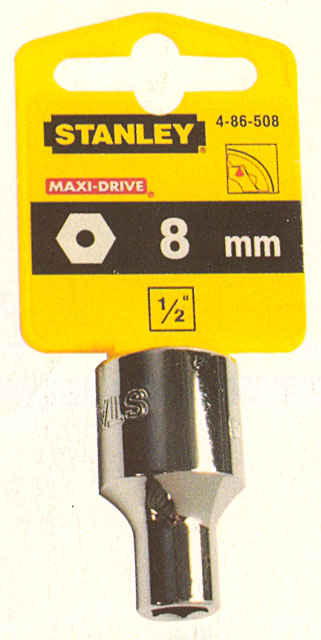 LLAVE VASO 25MM CUADRADO 1/2' STANLEY