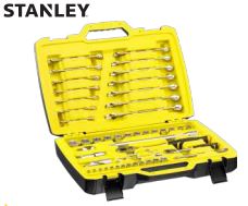 LLAVE VASO JGO. STANLEY 1/4'-1/2'  -84 P