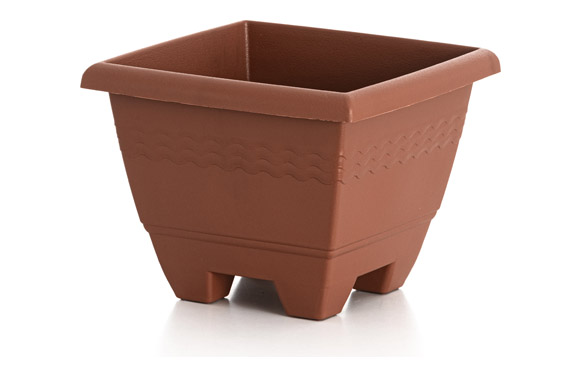 MACETA CUADRADA GARDENIA  32X32X25 CM