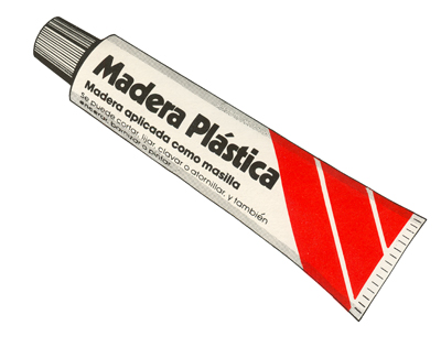 MADERA PLASTICA ROBLE TUBO 70G