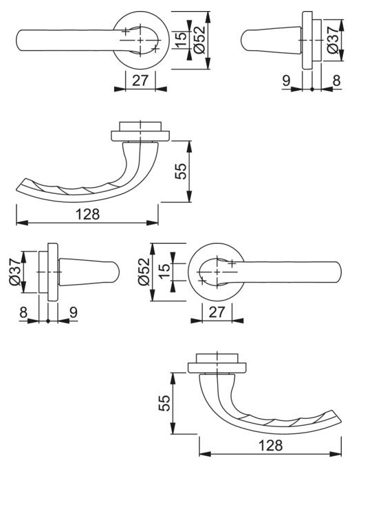 MANIVELA 1710RH/42K TOKIO F-1 PLATA 2