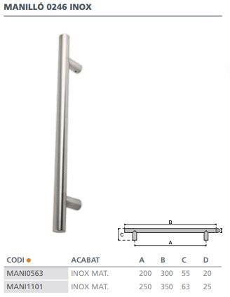 MANILLON INOX MATE 0246 0200 PM 2