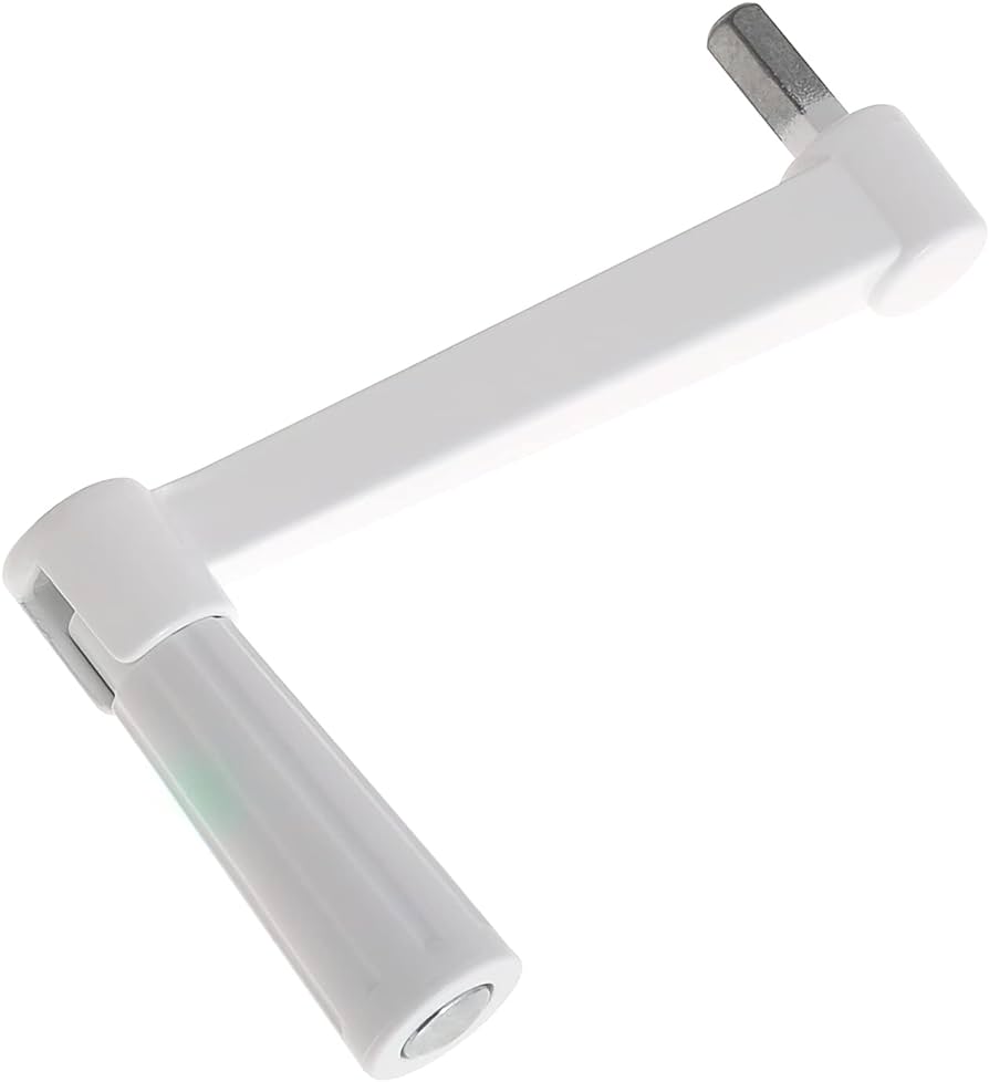 MANIVELA BLANCA PARA TORNO PERSIANA