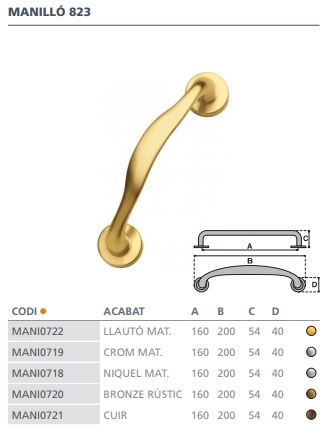 MANILLON 823  ROSETA 40MM CRM.MAT CARVI 2