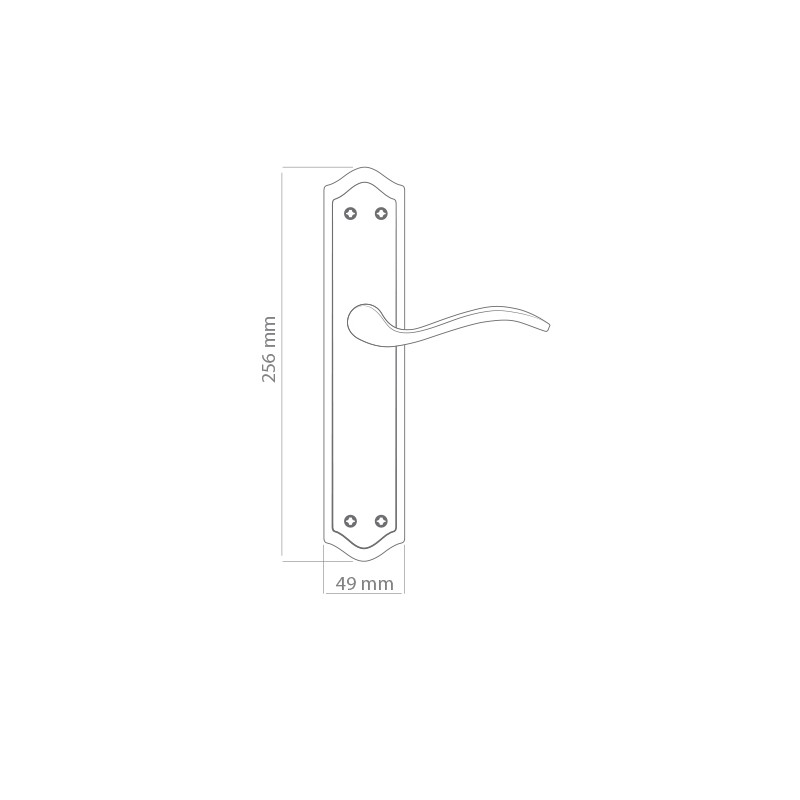 MANILLA ACERO/ALUMINIO PLACA (JUEGO) DORADO BRILLO/MATE Z3509BM 2