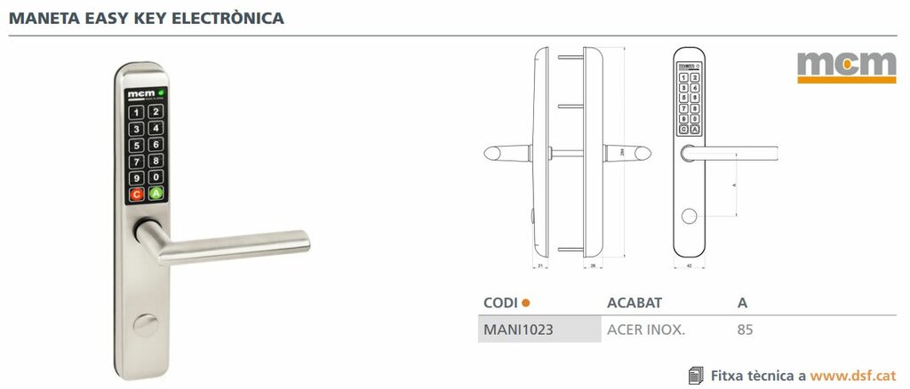 MANILLA EASY KEY MCM ELECTRONICA 2