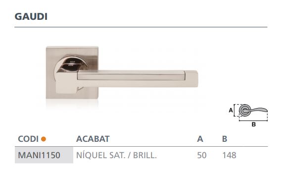 MANIVELA C/ROS GAUDI   8007.10.25 NI/SAT 2