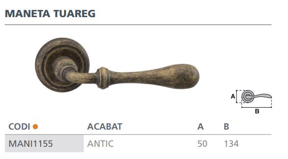 MANIVELA C/ROS TUAREG  2850.10.10 ANTICA 2