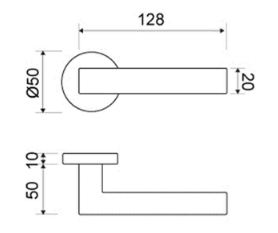 MANIVELA ROSETA NEGRA SVR700 JANDEL 2