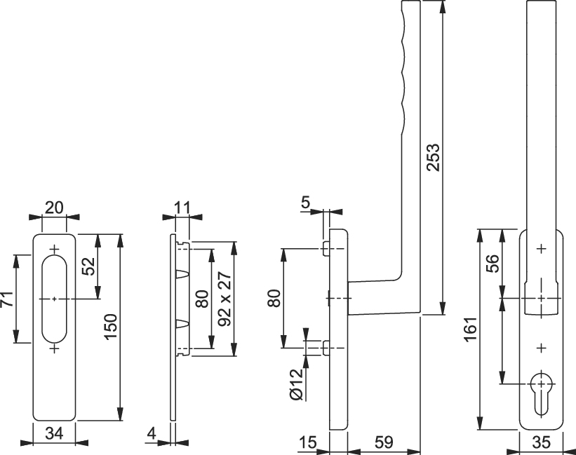 MANILLON TOULON HS-0737/419N F9714 NEGRO 2