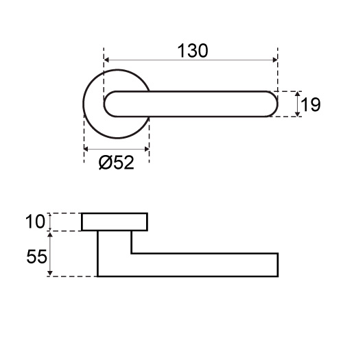 MANIVELA SVR338 LATON MATE PVD 2
