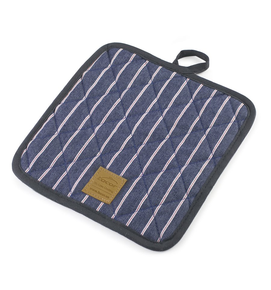 MANOPLA COCINA PARIS 20X20 AZUL    60044