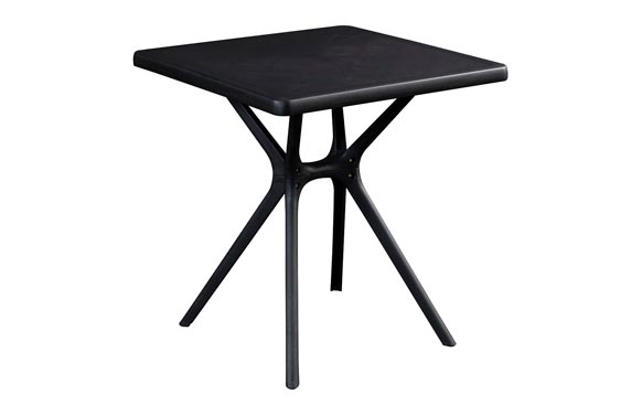 MESA CUADRADA HUGO ANTRACI70 X 70 CM