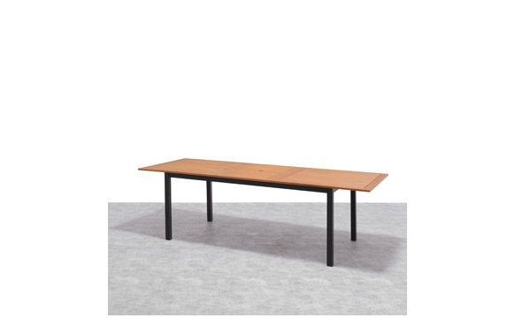 MESA ALUMINIO MADERA EXTEN180-240 X 100