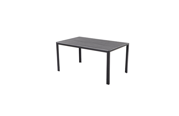 MESA ALUMINIO POLYWOOD NEG150 X 90 CM