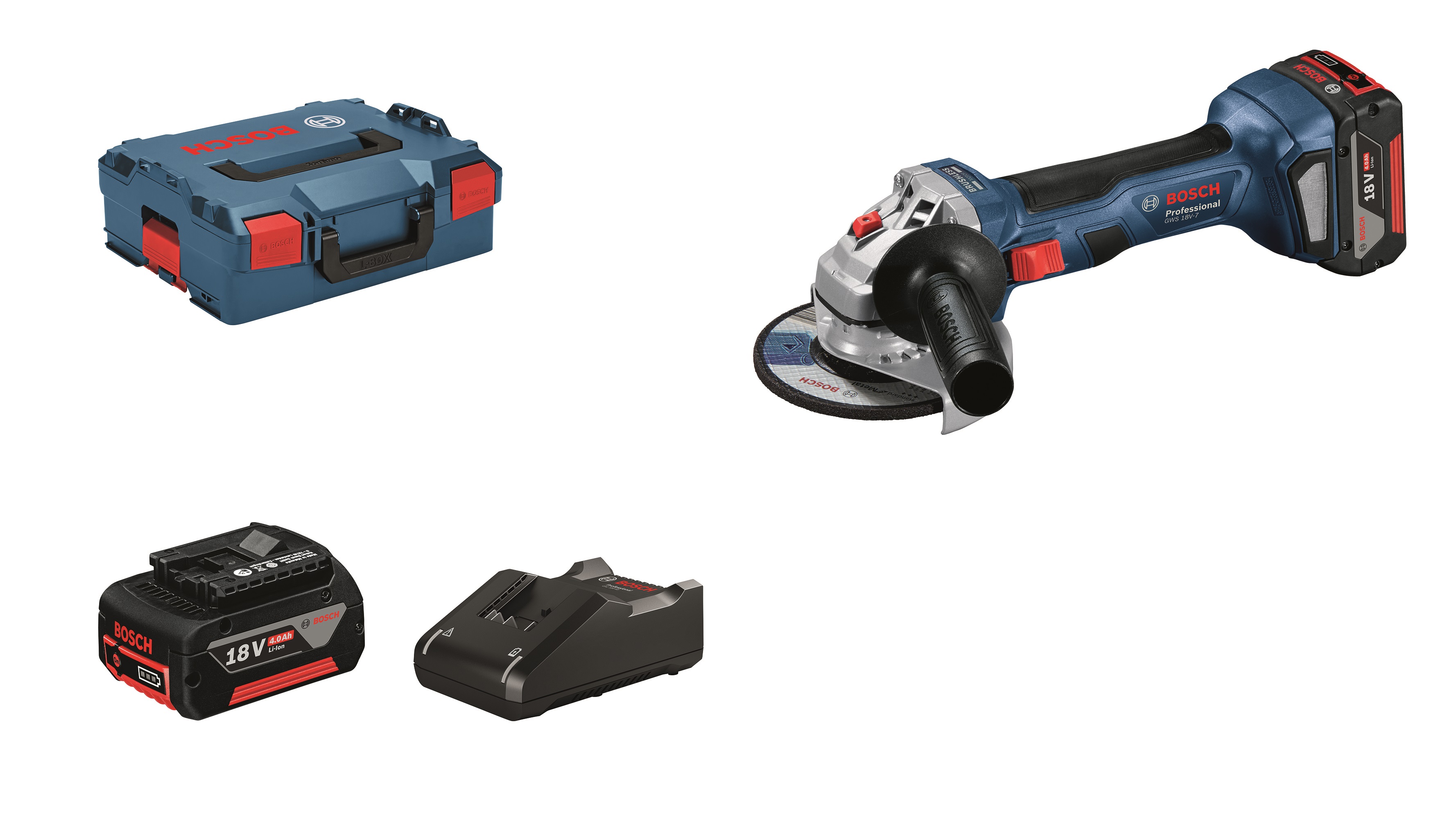 MINIAMOLADORA A BATERIA GW125 MM 2 BATER