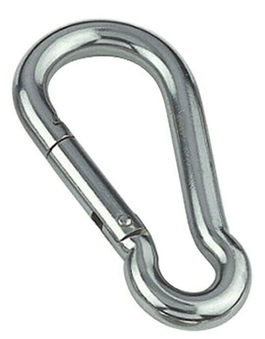 MOSQUETON NIQUEL MOD. 401 -  50 MM.