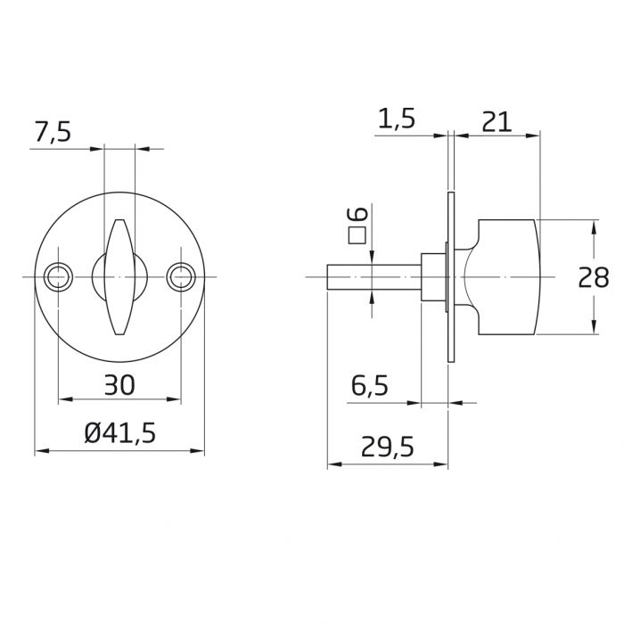 MULETILLA RF-1 C/PLACA AMIG CROMADO MATE 2