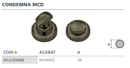 MULETILLA C/PL.RO.30MM Y EMERG.MCD (MR) 2