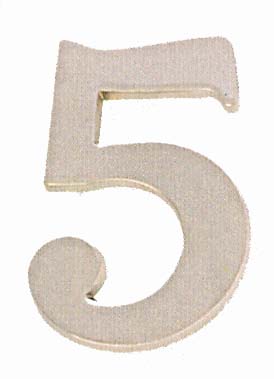 NUMERO 5 CROMO MATE   100 MM3854020-BLIS