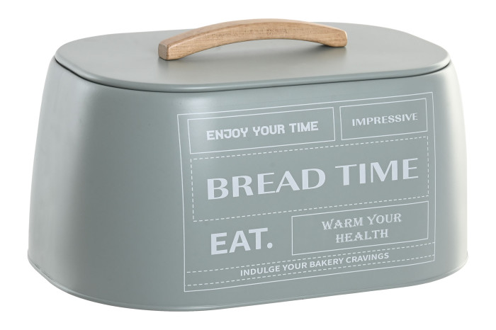 PANERA METAL BAMBU 33X23X18 VERDE MENTA