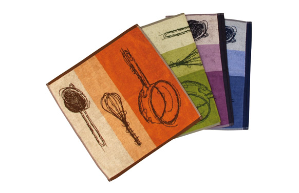 PANO COCINA RIZO 50X50 LASA AZUL       * 1