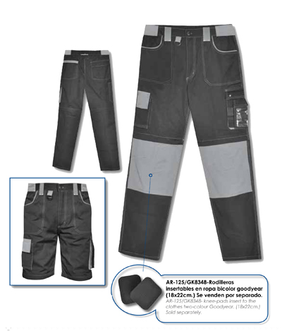 PANTALON DESMONTABLE NEGRO (XL)