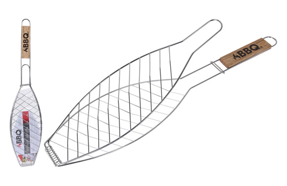 PARRILLA BARBACOA PESCADO MANGO MADERA