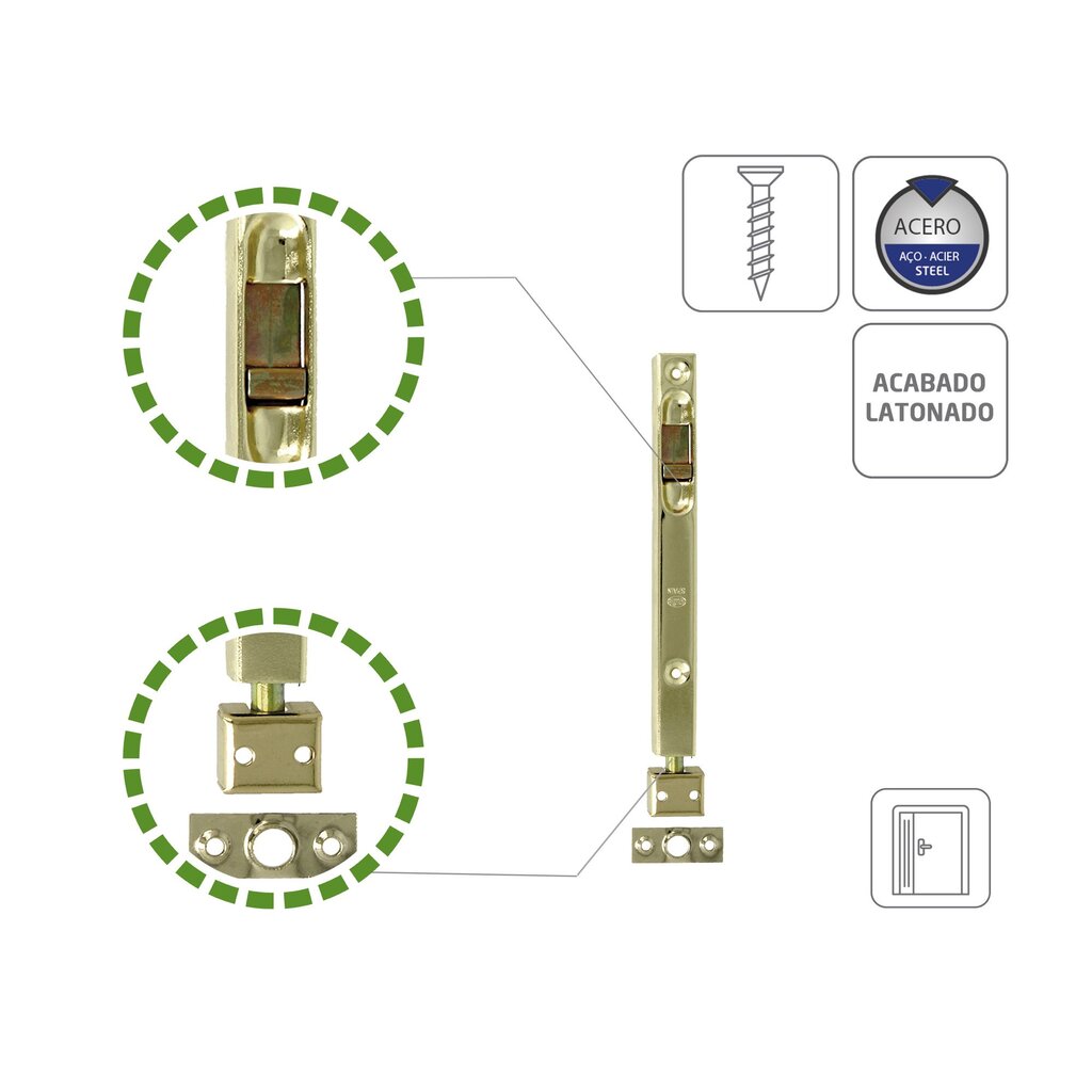 PASADOR 400-200 LATONADO  1250 4