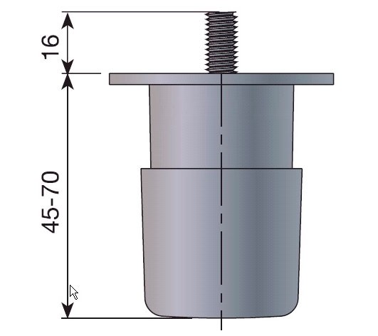 PATA SANDY NEGRA DE 65 A 100 RF.04013 3