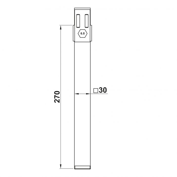 PATA SOMIER MOD.14 S/RUEDA 2