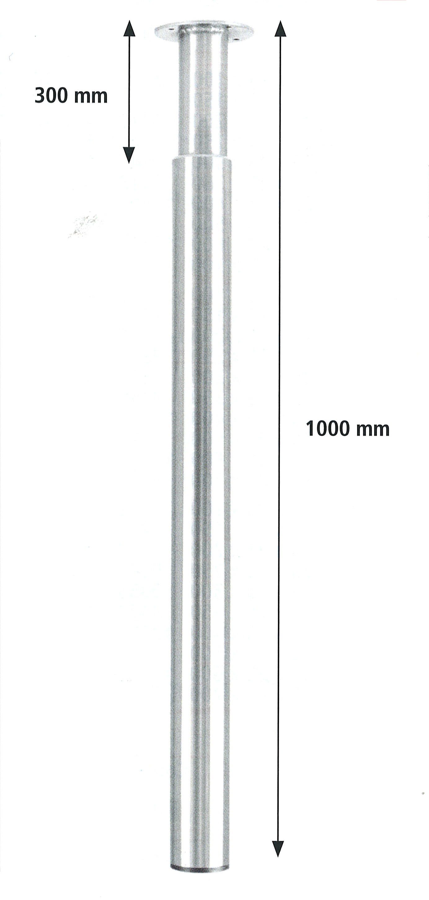 PATA COCINA GRADUABLE 700/1000X60 CR.MAT