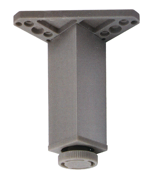 PATA CUADRADA 150X40 REG.NEGRO