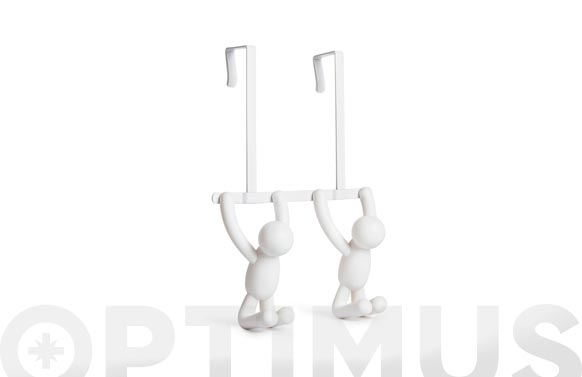 PERCHA PUERTA 2 COLGADORESNEGRO