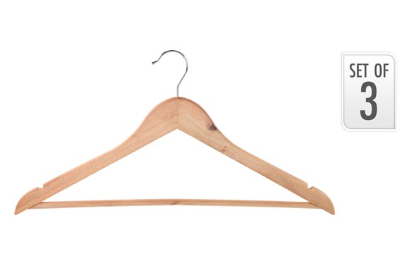 PERCHA ARMARIO MADERA EUCA44 X 23 CM