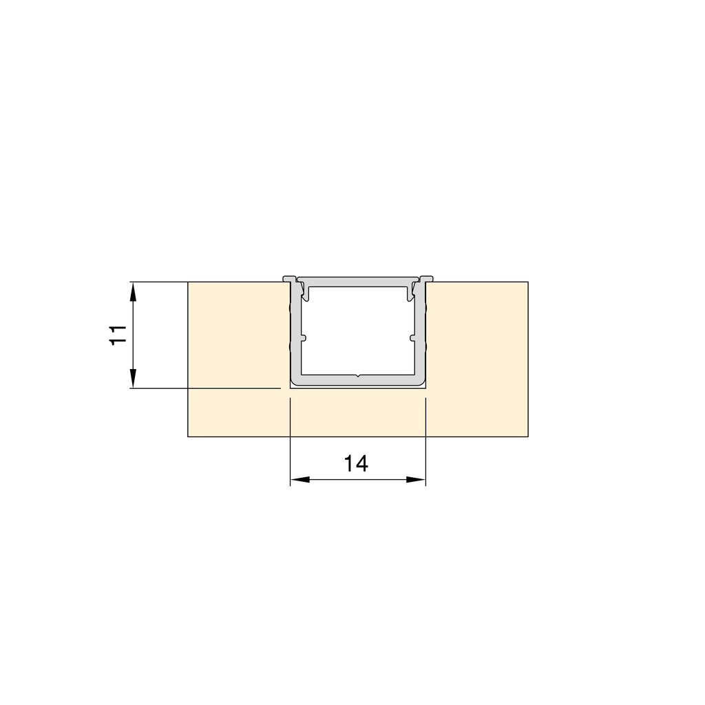 PERFIL LYNX W EMPOT. NEGRO 5148967 2.35M 4