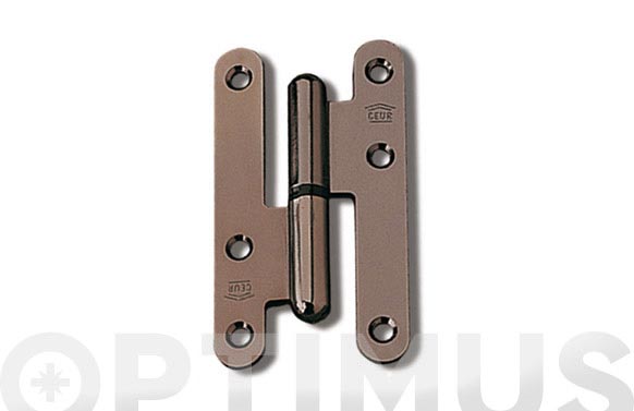 PERNIO INOX CANTO REDONDO 100 X 55 X 2 I