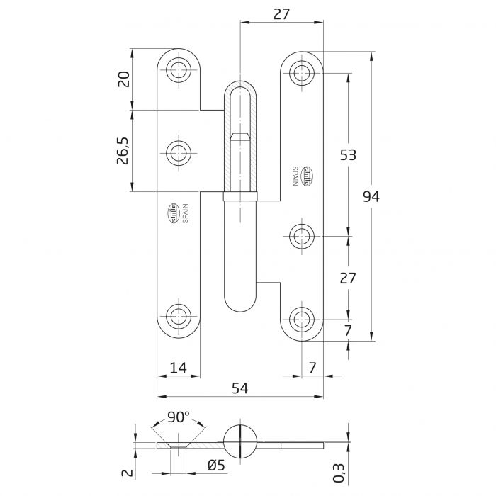PERNIO 405 95X52 AMIG       DRCHO CUERO 2